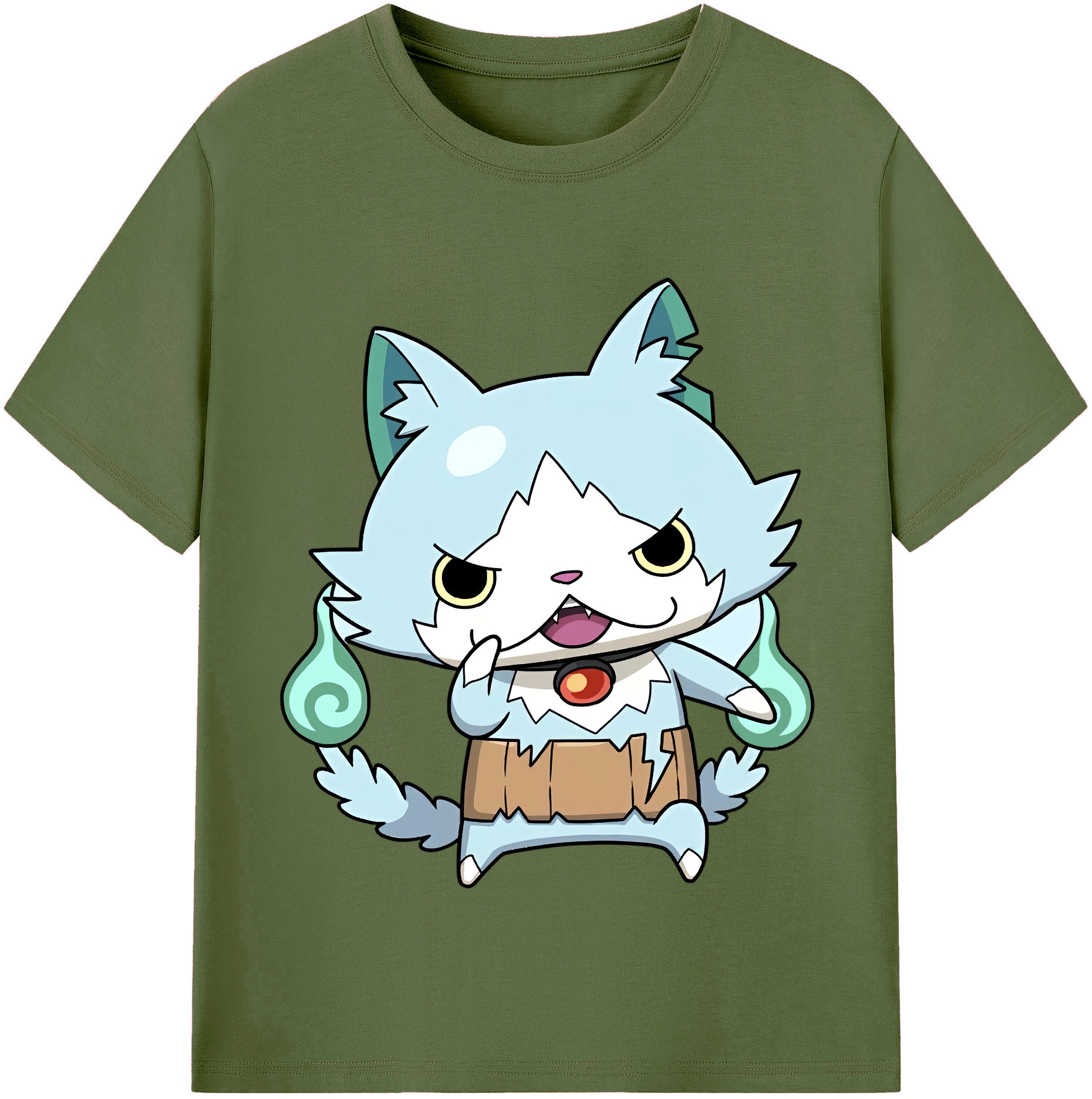 （画像用） 妖怪ウォッチ Yo-kai Watch 綿100％半袖Tシャツ（フロントプリント）